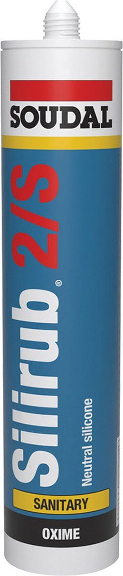 Soudal Silirub 2S 300ml Transparant grijs (trijs)