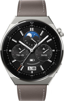Huawei Watch GT 3 Pro - Smartwatch - Hartslagmonitoring SpO2 - Zilver (46mm)