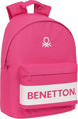 Laptop Backpack Benetton benetton Fuchsia (31 x 41 x 16 cm)