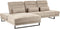 IKAST - Hoekbank - Taupe - Rechtszijdig - Polyester