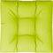 vidaXL - Palletkussen - 80x80x12 - cm - stof - heldergroen