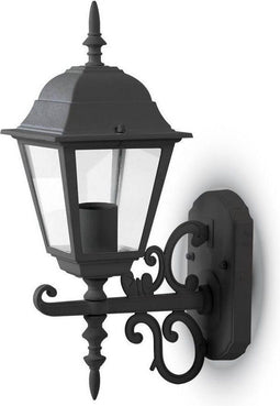 V-TAC VT-760-B E27 Buitenverlichting - Wandlampen - Omhoog - Mat Zwart - IP44