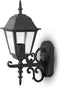 V-TAC VT-760-B E27 Buitenverlichting - Wandlampen - Omhoog - Mat Zwart - IP44