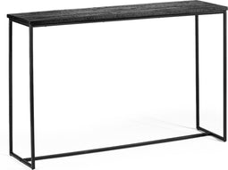 Furntastik Haltafel, Aged Teak, B340 zwart