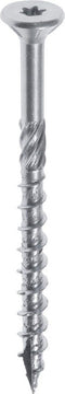 Woodies Ultimate spaanplaatschroef 4,5x45mm - platkop - verzinkt - deeldraad - T25 - 61545392 (Per 200 stuks)