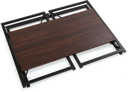Bureau Versa Bruin Opvouwbaar Metaal Hout (45 x 74 x 90 cm)