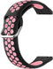 Siliconen Sport Air Bandje Geschikt voor Samsung Galaxy Watch 5 / Pro / 4 / 3 / Active 2 - Zwart / Roze