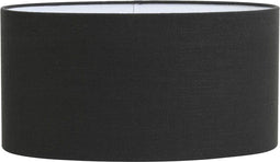 Light & Living Lampenkap Ovaal Livigno - Antraciet - 45x21x22cm