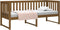 vidaXL - Slaapbank - 80x200 - cm - massief - grenenhout - honingbruin