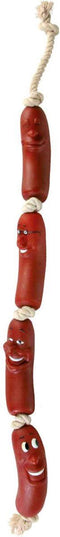 Trixie - Hondenspeelgoed - Worstjes met Touw - 70cm