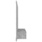Tv-wandmeubel 120x23,5x90 cm bewerkt hout betongrijs