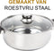12-Delige Pannenset - Versterkte Bodem - Pottenset - Kookpannen - Koekenpan - Steelpan - Bakpan - PFAS-Vrij - Pannenset - Pannenset Inductie - Antiaanbaklaag - Koekenpannenset - RVS