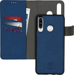 iMoshion Hoesje Geschikt voor Huawei P30 Lite Hoesje Met Pasjeshouder - iMoshion Uitneembare 2-in-1 Luxe Bookcase - Donkerblauw