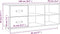 vidaXL - Schoenenbank - 100x34x45 - cm - massief - grenenhout - grijs