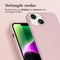 iMoshion Hoesje Geschikt voor iPhone 14 Hoesje Met Koord - iMoshion Color Backcover met afneembaar koord - Roze