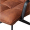WOOOD Jouke Draaifauteuil - Kunstleer - Cognac - 96x70x85