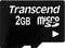 Transcend TS2GUSD - MicroSDHC Geheugenkaart 2GB - Class 4 - (2 stuks)