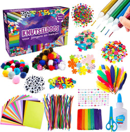 Allerion Knutseldoos - Knutselset - 1000+ onderdelen inclusief instructieboekje - Voor jongens en meisjes