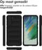 imoshion Hoesje - Geschikt voor Samsung Galaxy S21 FE - EasyGrip Backcover - Zwart