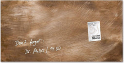 Sigel glasmagneetbord - Artverum - 91x46cm - brons - SI-GL267