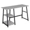 Woltu Bureau met Opbergruimte Industrieel Design - Grijs - 120 x 50 x 73 cm