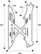 DSS OM04510 - Bevestiging signage-beeldschermen - Max. 152,4 cm (60