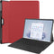 imoshion Trifold Bookcase - Geschikt voor Microsoft Surface Pro 11 / 10 / 9 - Auto-wake functie - Rood