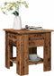 vidaXL - Salontafel - 40x40x42 - cm - bewerkt - hout - oud - houtkleurig
