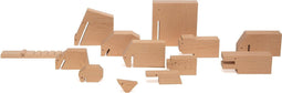 Ikonic Toys - Floris Hovers Houten Dieren - blank hout