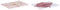 Placemat en servetten DKD Home Decor 150 x 150 x 0,5 cm Roze Wit (2 Stuks)