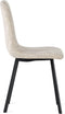 Refurna - Eetkamerstoel Minsk Velvet Taupe Set van 2