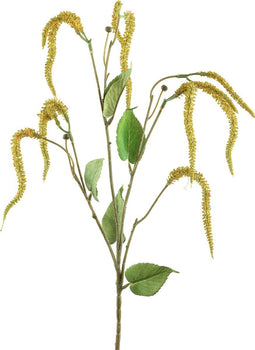 PTMD Garden Flower Cypress Zaden Kunsttak - 42 x 16 x 83 cm - Geel