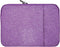 Lunso - Stijlvolle zachte neopreen sleeve hoes 13 inch - Paars