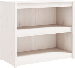vidaXL - Keukenkast - voor - buiten - 106x55x92 - cm - massief - grenenhout - wit