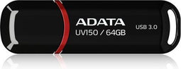 ADATA UV150 - USB 3.0 Flash Drive 64GB - Glanzend Zwart
