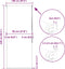 vidaXL - Doucherolgordijn - 100x240 - cm - stofbreedte - 96 - cm