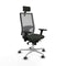 Bureaustoel Piqueras y Crespo 3D086G2 Zwart