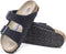 Birkenstock Arizona - Slipper - Suede Blauw Smal Voetbed - Maat 38