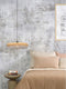 GOOD&MOJO Hanglamp Palawan - Bamboe/Wit - Ø60cm - Scandinavisch,Bohemian - Hanglampen Eetkamer, Slaapkamer, Woonkamer