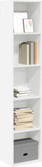 vidaXL - Boekenkast - 40x30x189 - cm - bewerkt - hout - wit