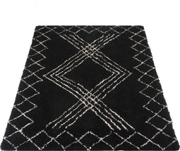 Vloerkleed Jim Black 200 x 280 cm