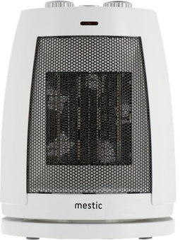 Mestic MKK-150 Keramische Campingkachel - 3 standen tot 1500W - Draaifunctie met ventilator - Compact en lichtgewicht