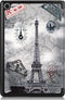 iMoshion Tablet Hoes Geschikt voor Huawei MediaPad M5 Lite 10.1 inch - iMoshion Design Trifold Bookcase - Meerkleurig /Parijs