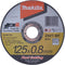 Makita B-45733 Doorslijpschijf - 125 x 22,23 x 0,8mm - RVS - inox