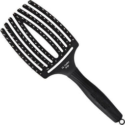 Olivia Garden Fingerbrush Combo - Anti-klit borstel - 100% everzwijnhaar - Large