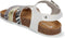 Braqeez Saar Spain - Meisjes Sandalen - Gespsluiting - Wit/Print
