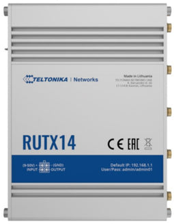 Teltonika RUTX14 - 4G LTE Router - Dual-SIM 600Mbps 5x Gigabit Ethernet WiFi 11ac Bluetooth