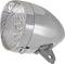 Ikzi koplamp Retro - Led - Batterij - Chroom
