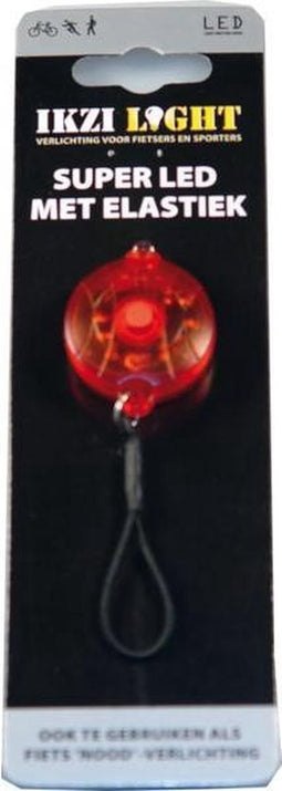 Ikzi Lamp a Led - Achterlicht - Led - Accu/Batterij - Rood