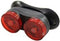 Ikzi Light Achterlicht Dobbel Led Bagagedrager 50-80 Mm Rood